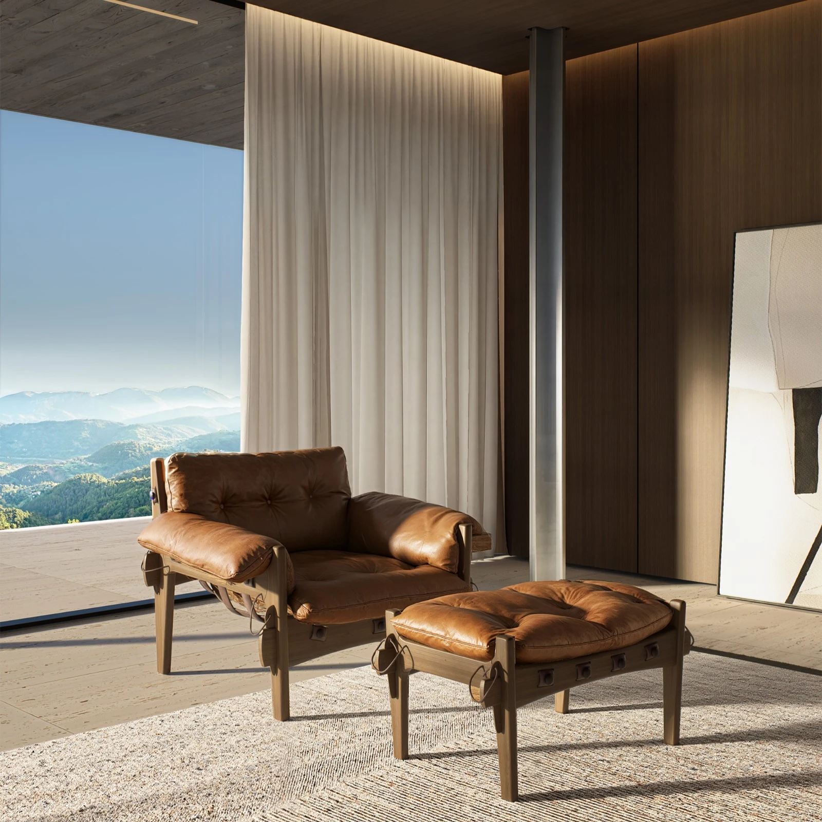 Poltrona em ambiente com luz natural